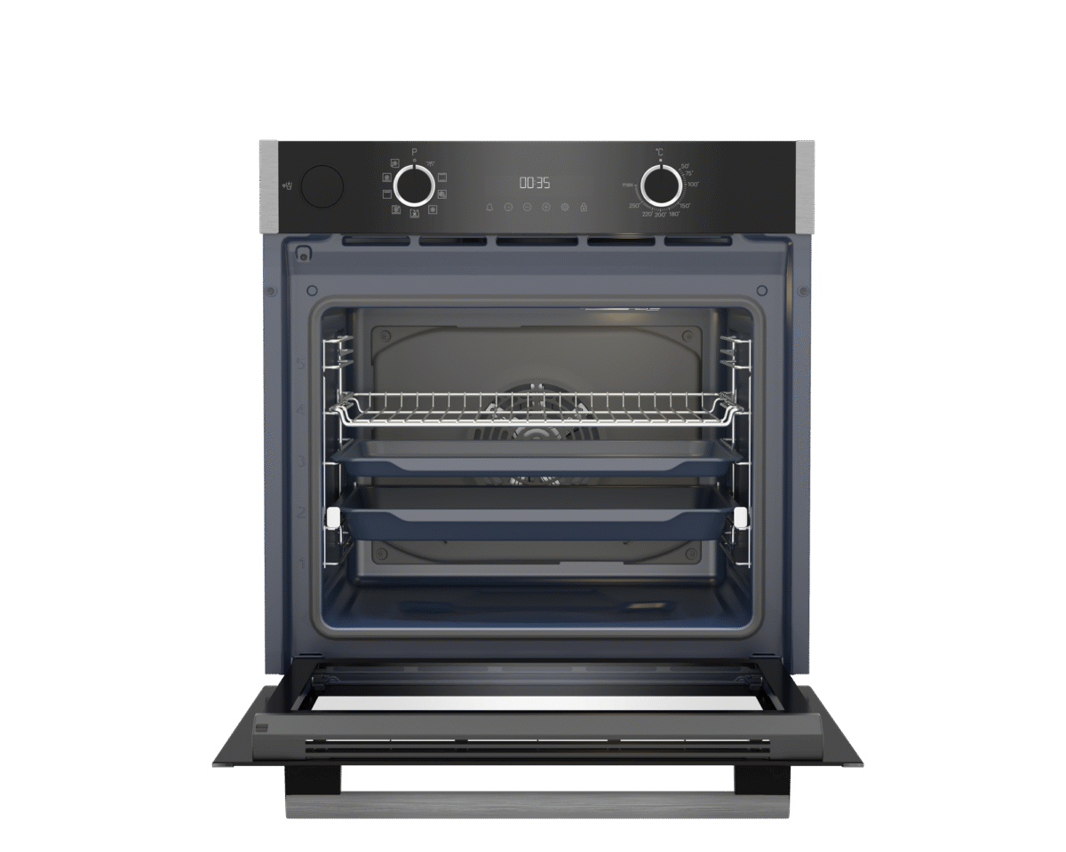 GEBD 12302B Grundig Ankastre Siyah Cam Fırın - Görsel 4