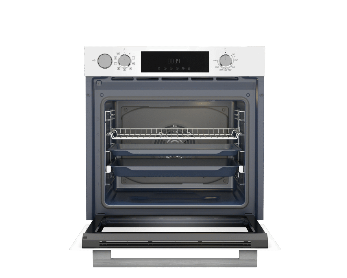 GEBD 12302W Grundig Ankastre Beyaz Cam Fırın - Görsel 3