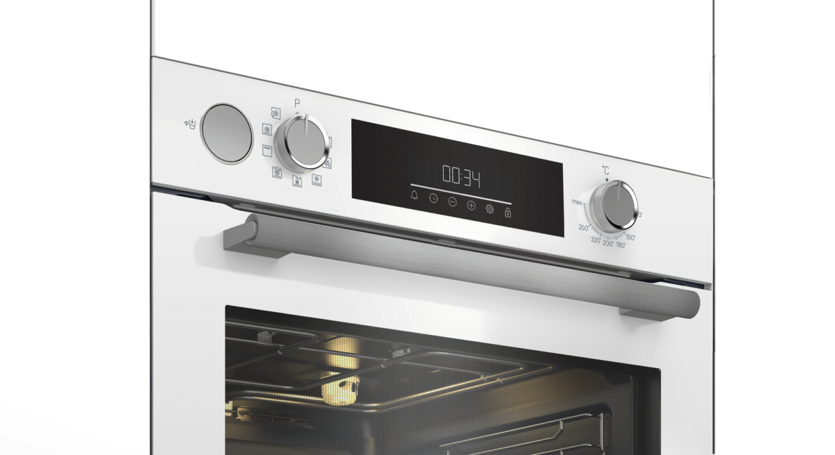 GEBD 12302W Grundig Ankastre Beyaz Cam Fırın - Görsel 2